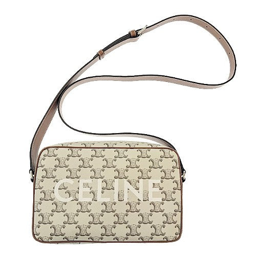 CELINE ミディアム メッセンジャーバッグ / CELINEプリント入り CELINEミディアム メッセンジャーバッグ CELINEプリント