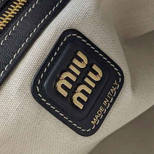 miumiu キャンバス&レザーアイビートートbag MIUMIUアイビー レザー トートバッグ – REFLETオンラインショップ