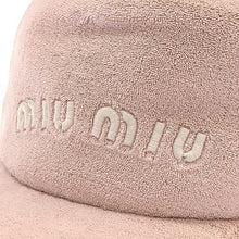 画像をギャラリービューアに読み込む, MIUMIU&lt;br &gt;ロゴキャップ
