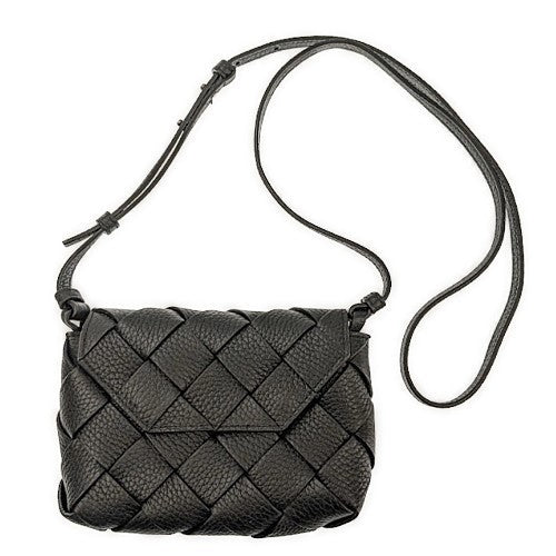 Bottega Veneta<br >イントレチャートフルグレインレザー メッセンジャーバッグ