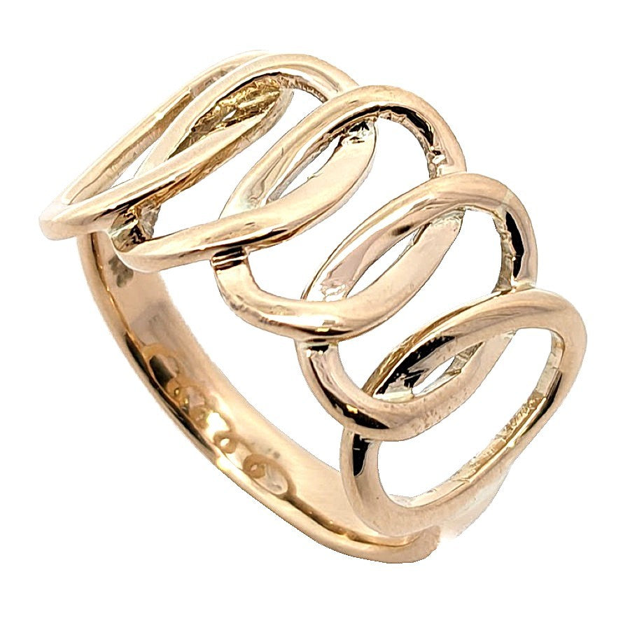 K18<br />オーバルモチーフリング