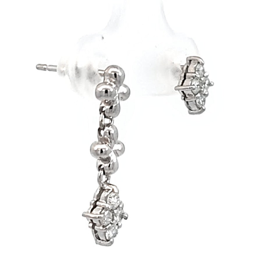 Pt850ダイヤモンドデザインピアス – REFLETオンラインショップ