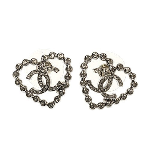 CHANEL<br >ハート×ココマーク ピアス
