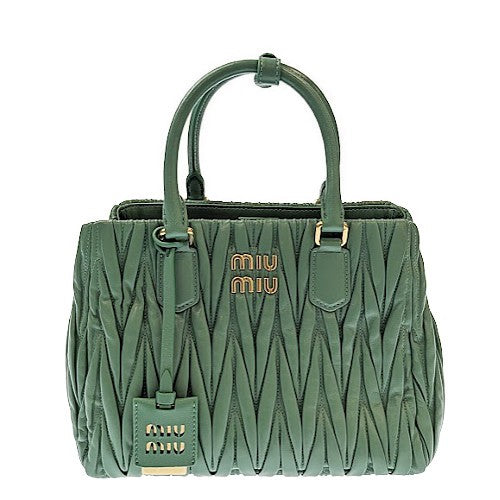 MIUMIU<br >マテラッセレザー 2WAYバッグ