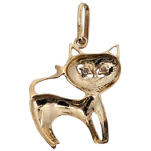 画像をギャラリービューアに読み込む, K18&lt;br /&gt;ダイヤモンドキャットペンダント
