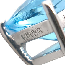 画像をギャラリービューアに読み込む, K18WG/K14WG<br />ブルートパーズ×ベビーパール×ダイヤモンド ピアス
