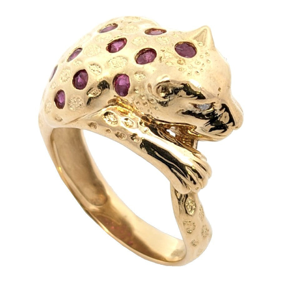 K18<br />ルビーパンサーリング