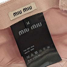 画像をギャラリービューアに読み込む, MIUMIU&lt;br &gt;ロゴキャップ
