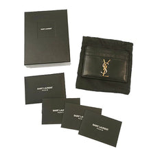 画像をギャラリービューアに読み込む, SAINT LAURENT<br >YSLライン カードケース
