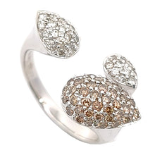 画像をギャラリービューアに読み込む, K18WG<br />ダイヤモンドドロップリング
