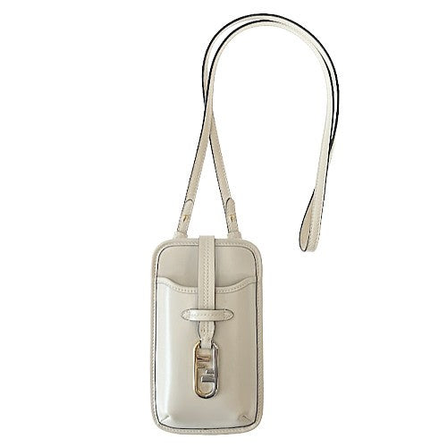 FENDI ポーチ FENDI ROMA フェンディ クラッチバッグ ブラックレザー ポーチ